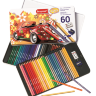 Набор цветных карандашей Bruynzeel 58 цветов + ластик, точилка в фирменном пенале купить в магазине для художников Альберт Мольберт с доставкой по РФ и СНГ