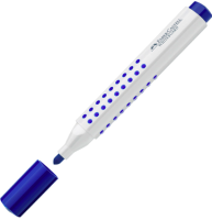 Маркер для магнитных досок Faber-Castell Whiteboard Grip 1583 перезаправляемый синий