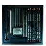 Набор карандашей и материалов для графики Cretacolor Black Box в пенале купить в магазине Альберт Мольберт с доставкой по всему миру