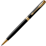 Ручка шариковая Parker Sonnet Black Lacquer GT Slim 1 мм черные чернила, подарочная упаковка купить в магазине Альберт Мольберт