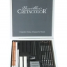 Набор карандашей и материалов для графики Cretacolor Black&White в пенале купить в Альберт Мольберт с доставкой по всему миру