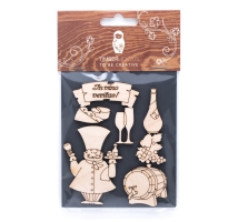 Набор заготовок для декорирования Cooking 2 фанера Timberlicious 10х14 см