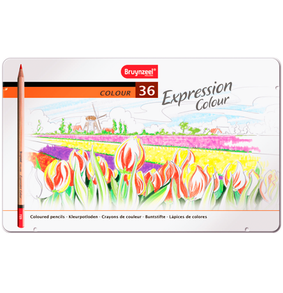 Набор цветных карандашей Bruynzeel Expression Colour 36 цветов в фирменном пенале