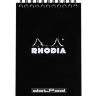 Блокнот черный в клетку Rhodia Classic мягкая обложка 16 х 21 см / 80 листов / 80 гм купить в художественном магазине Альберт Мольберт