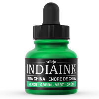 Чернила индийские Vallejo India Ink для каллиграфии Зеленый 320 30 мл