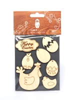 Набор заготовок для декорирования Easter 1 фанера Timberlicious 10х14 см