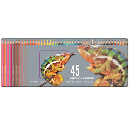 Набор цветных карандашей Bruynzeel Chameleon 45 цветов в фирменном пенале