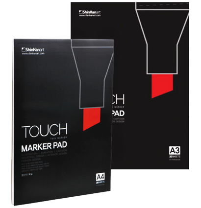 Альбом Touch Marker Pad с пропиткой для маркеров A4 / 20 листов / 75 гм