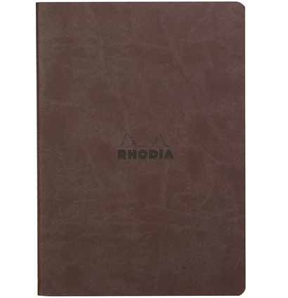 Блокнот Rhodiarama в точку мягкая обложка шоколадный А5 / 32 листа / 90 гм