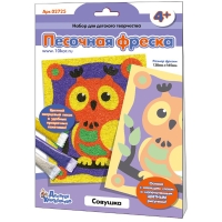 Фреска-картина из песка Десятое королевство "Совушка"