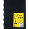 Альбом Derwent Black Book с черной бумагой на пружине А4 / 40 листов / 200 гм купить в художественном магазине Альберт Мольберт с доставкой по всему миру