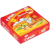 Гуашь Гамма "Мультики" набор детских красок 16 цветов в банках 20 мл