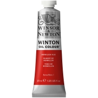 Краска масляная художественная Winsor Newton "Winton" киноварь (пунцовый ярко-красный) туба 37 мл
