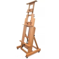 Мольберт студийный с ручным приводом на колесиках 3Arts