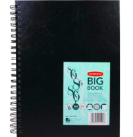 Скетчбук Derwent Big Book универсальный на пружине А4 / 86 листов / 110 гм