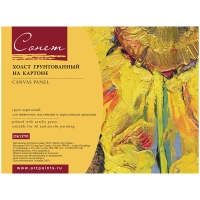 Холст на картоне Сонет, 50*70см, 100% хлопок, среднее зерно