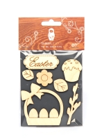 Набор заготовок для декорирования Easter 4 фанера Timberlicious 10х14 см