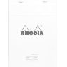 Ежедневник белый Rhodia Basics линейка мягкая обложка А4 / 80 листов / 80 гм купить в художественном магазине Альберт Мольберт с доставкой по всему миру