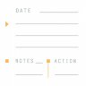 Ежедневник белый Rhodia Basics линейка мягкая обложка А4 / 80 листов / 80 гм купить в художественном магазине Альберт Мольберт с доставкой по всему миру
