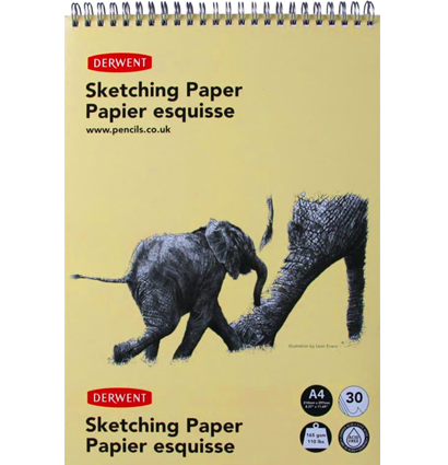 Альбом для графики Derwent Sketching Paper А4 / 30 листов / 165 гм