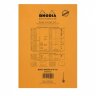 Ежедневник оранжевый Rhodia Basics линейка мягкая обложка А5 / 80 листов / 80 гм купить в художественном магазине Альберт Мольберт с доставкой по всему миру