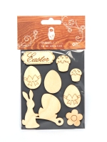 Набор заготовок для декорирования Easter 7 фанера Timberlicious 10х14 см