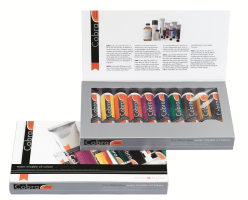 Масляные краски Cobra Artist водорастворимые в наборе из 10 цветов в тубах по 40 мл в картонном кейсе