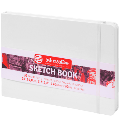 Скетчбук Art Creation Sketchbook Royal Talens горизонтальный белый А5 / 80 листов / 140 гм