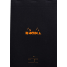 Ежедневник черный Rhodia Basics линейка мягкая обложка А4 / 80 листов / 80 гм купить в художественном магазине Альберт Мольберт с доставкой по всему миру