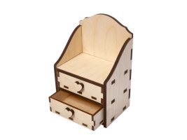 Мини комод заготовка для декорирования Timberlicious 17х11х8 см
