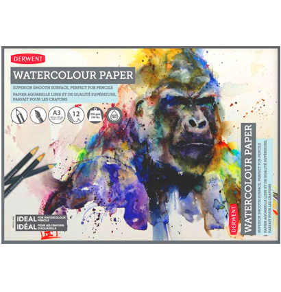 Альбом Derwent Watercolour Paper для акварели А3 / 12 листов / 300 гм