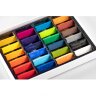 Пастель сухая Малевичъ 24 цвета квадратные мелки-половинки купить в художественном магазине Альберт Мольберт с доставкой по всему миру