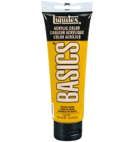 Краска акриловая Liquitex Basics №416 оксид желтый 118 мл