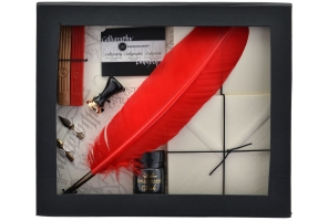 Набор для каллиграфии Manuscript Quill Correspondence из перьев и держателя и чернил в подарочной упаковке (10 предметов)