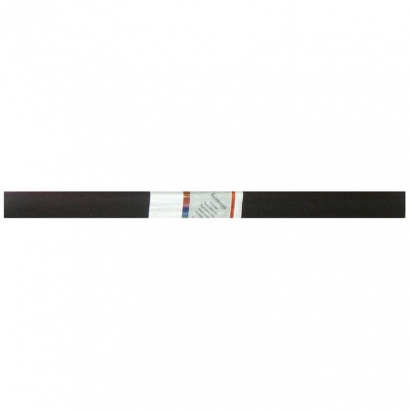 Бумага крепированная Werola, 50*250см, 32г/м2, растяжение 55%, черная, в рулоне