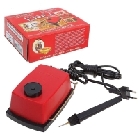 Прибор для выжигания по дереву и ткани "Узор-1" Трансвит с двумя насадками