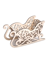 Заготовка для декорирования Сани резные Timberlicious 40х17х22 см