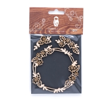 Набор заготовок для декорирования Flowers 1 фанера Timberlicious 10х14 см
