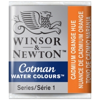 Акварель художественная Winsor Newton "Cotman" малая кювета оранжевый кадмий 3 шт