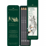 Набор чернографитных акварельных карандашей Faber-Castell Graphite Aquarelle 5 штук в пенале купить в магазине Альберт Мольберт с доставкой