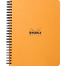 Ежедневник оранжевый Rhodia Classic линейка мягкая обложка А5 / 80 листов / 90 гм купить в художественном магазине Альберт Мольберт с доставкой по всему миру