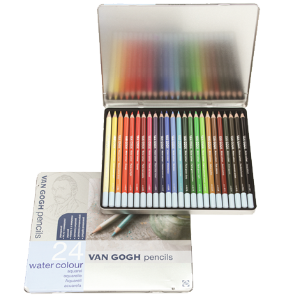 Набор акварельных карандашей Van Gogh Water Color Pencils  Royal Talens 24 цвета