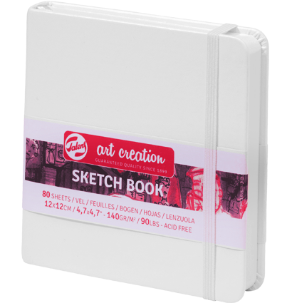 Скетчбук Art Creation Sketchbook Royal Talens белый 12х12 см / 80 листов / 140 гм
