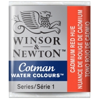 Акварель художественная Winsor Newton "Cotman" малая кювета кадмий красный 3 шт