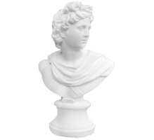 Бюст Аполлона гипсовый малый студийный