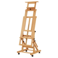 Мольберт-трансформер профессиональный с поворотным механизмом для двух холстов Гамма "Старый мастер"