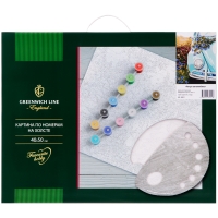 Картина по номерам Greenwich Line "Ретро автомобиль", 40*50см, с акриловыми красками, холст