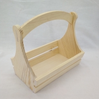 Корзинка деревянная заготовка для декорирования Timberlicious 25х16х21 см