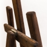 Мольберт Лира Симпл Малевичъ из дерева разборный высота до 170 см с коричневым покрытием