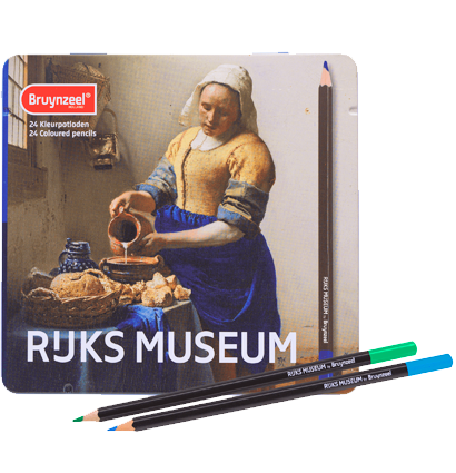 Набор цветных карандашей Bruynzeel Rijks Museum Молочница 24 цвета в пенале